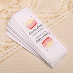 Etiquetas de costura 100% algodón personalizadas con nombre para ropa hecha a mano set de 50 regalo para amantes del tejido y manualidades DIY