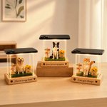 Personalized 3D Holographic Digital Pet House with Text Interactive Tech Memorial Anniversary Gift for Cat Dog Lovers
