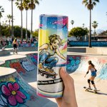 Personalized Comic Skateboarder Photo 20 oz Skinny Tumbler with Name Straw and Cleaning Brush Daily Use Birthday Gift for Kids Skateboard Lovers
