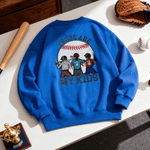Personalized Baseball Softball Those Are My Kids T-shirt Sweatshirt Hoodie with Name and Title Daily Wear Game Day Birthday Gift for Mom Family