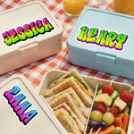 Personalised Colourful Graffiti Waterproof Durable Stickers with Name Back to School Birthday Gift for Boy Girl Student