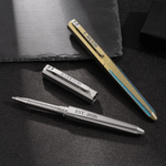 Personalized Retro Screw Structure Titanium Alloy EDC Pen with Text Daily Writing Birthday Anniversary Gift for Men EDC Enthusiasts