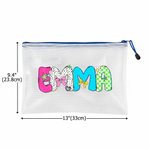 Nome artistico personalizzato Borsa da spiaggia impermeabile a prova di sabbia per uso quotidiano Estate vacanza viaggio spiaggia festa regalo per le donne