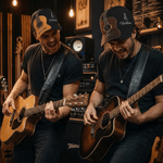 Personalized Guitar Design Adjustable Baseball Cap Music Festival Music Studio Use Birthday Gift for Guitarist Guitar Lover