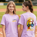 Personalized Baseball Softball Those Are My Kids T-shirt Sweatshirt Hoodie with Name and Title Daily Wear Game Day Birthday Gift for Mom Family