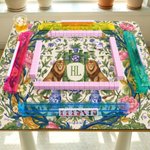 Personalized Chinoiserie Lion Floral Leaf Monogram Non-Slip Mahjong Mat with Storage Bag Game Night Birthday Gift for Mahjong Lover