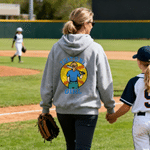 Personalized Baseball Softball Those Are My Kids T-shirt Sweatshirt Hoodie with Name and Title Daily Wear Game Day Birthday Gift for Mom Family