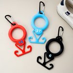 Organiseur personnalisé multicolore imprimé en 3D pour crampons de sport, avec numéro et mousqueton – Équipement d'entraînement d'équipe, cadeau de voyage pour les passionnés de sport