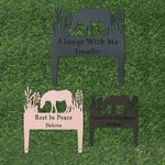Personalised Multicolour Durable Horse Silhouette Pet Grave Marker with Texts Garden Decor Sympathy Gift for Pet Owner Parents