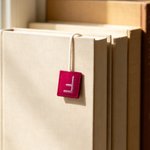 Personalized Multicolor Embroidered Birth Flower Teabag Bookmark with Initial Bookish Accessory Birthday Reading Gift for Tea Drinkers Bookworms