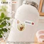 Personalized Playful emoji Face Photo Waterproof Stickers with Text Back to School Birthday Gift for Kids | Callie × emoji ™