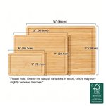 Tabla de cortar para embutidos de bambú con certificación FSC, con diseño fotográfico personalizado en estilo «line art», texto y ranura para el jugo; regalo de boda para la pareja y la familia