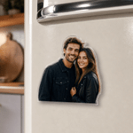 Personalised Photo Design Magnetic Clear Acrylic Fridge Magnet with Text Daily Use Home Decor Birthday Gift for Family Couple