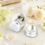 Personalized Always Loved Pet Photo Mini Pet Urn with Name Text and Year Pet Memorial Keepsake Gift for Pet Owner