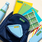 Personalised Multicolour Crayon Style Waterproof Stickers with Name Daily Use Back to School Gift for Children Students Parents