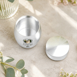 Personalized Always Loved Pet Photo Mini Pet Urn with Name Text and Year Pet Memorial Keepsake Gift for Pet Owner