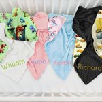 Manta suave de seguridad para bebé personalizada Dinosaurio Fantasía Unicornio Excavadora con reverso de puntos y nombre bordado Baby Shower Regalo de cumpleaños para bebé