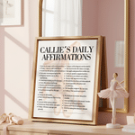 Personalized Ballet Dancer Motivational Quotes Ballet Shoes Canvas Print with Title Wall Decor Birthday Gift for Ballet Lovers