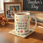 Personalized School Elements 11 oz / 15 oz Ceramic Mug with Name and Text Daily Use Teacher's Day Appreciation Birthday Gift for Teachers