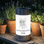 Personalised Line Style Dog Cat Photo Solar Garden Light with Name and Text Garden Decor Memorial Sympathy Loss of Pet Gift for Pet Lovers