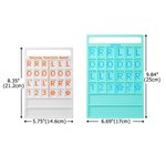 Personalized Mahjong Solo Practice Board with A Handle and Text Mahjong Training Tool Mahjong Night Gift for Mahjong Lover Beginner