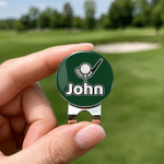 Personalized Golf Ball Design Magnetic Hat Clip Golf Ball Marker with Name Birthday Game Day Anniversary Gift for Golf Lovers