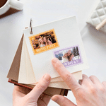 Personalised Photo Multicolour Postage Stamp Sticker with Text Daily Use Holiday Travel Birthday Gift for Couples Family Best Friends