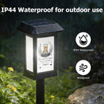 Personalised My Little Angel Waterproof Photo Solar Garden Light with Name and Year Garden Decor Memorial Sympathy Gift for  Pet Owner Pet Lover