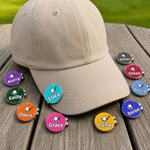 Personalized Golf Ball Design Magnetic Hat Clip Golf Ball Marker with Name Birthday Game Day Anniversary Gift for Golf Lovers