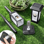 Personalised My Little Angel Waterproof Photo Solar Garden Light with Name and Year Garden Decor Memorial Sympathy Gift for  Pet Owner Pet Lover