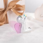 Personalised Birthstone Sleeping Baby Sculpture with Butterfly or Angel Wings Miscarriage Pregnancy Infant Loss Sympathy Gift for Mum