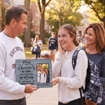 Personalised Have Fun Be Safe Go to Class Wooden Photo Frame with Name and Family Photo School Enrollment Back to School Gift for Students