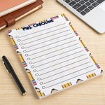 Personalised Cute Cartoon Pencil Flower Notepad with 40/80 Pages and Text Teacher's Day Appreciation School Season Gift for Teacher