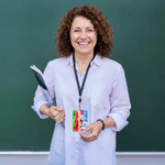 Personalised Acrylic Pencil ID Badge Holder with Title & Surname and Text Daily Use Back to School Teacher’s Day Gift for Educators Teachers