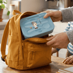 Personalised Birth Flower Family Character Food Grade Microwavable Lunch Box with Name and Cutlery Back to School Daily Use Gift for Boys Girls Family