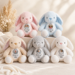Personalised Photo Butterfly Plush Bunny Toy with Name and Year In Loving Memories Gift for Kids Boys Girls