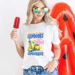 Personalized 100% Cotton My Jesus He Be Makin Lemonade Dopamine T-Shirt with Name Summer Beach Party Birthday Gift for Woman