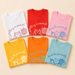 Personalized Getting Meowied Cat Bride 100% Cotton T-shirt with Text Daily Wear Bachelorette Party Gift for Friend Bride