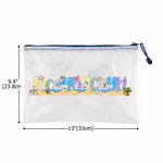 Personalisierte, niedliche Pooltasche aus wasserabweisendem PVC-Netzgewebe im Strand-Design – ein Geburtstagsgeschenk für Mädchen, Frauen und Freundinnen