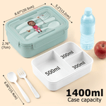 Personalised Birth Flower Family Character Food Grade Microwavable Lunch Box with Name and Cutlery Back to School Daily Use Gift for Boys Girls Family