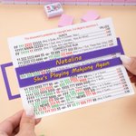 Personalized Multicolor 3D-Printed Mahjong Line Reader Clip with Name Mahjong Group Game Night Gift for Mahjong Lovers