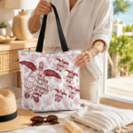 Personalised Multicolour Sea Turtle Large Capacity Tote Bag with Title and Name Beach Party Travel Birthday Gift for Woman Family