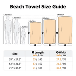 Personalized Multicolor Dalmatian Dot Oversized Quick Dry Magnetic Beach Towel with Name Summer Vacation Beach Party Birthday Gift for Family Friends