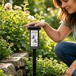 Personalised Cardinal Butterfly Waterproof Solar Garden Light with Name Garden Yard Cemetrey Decor Memorial Gift for Family