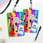 Personalised Acrylic Pencil ID Badge Holder with Title & Surname and Text Daily Use Back to School Teacher’s Day Gift for Educators Teachers