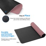 Personalized Illustration Photo Non-Slip Desk Mat Mouse Pad with Text Daily Work Desk Use Birthday Housewarming Gift for Couples Newlyweds