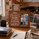 Personalised Have Fun Be Safe Go to Class Wooden Photo Frame with Name and Family Photo School Enrollment Back to School Gift for Students