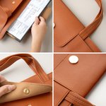 Personalised Cross Bible Chapter PU Leather Briefcase Office Accessory Baptism Religious Business Trip Gift for Christians Workers Colleagues