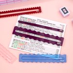 Personalised Waved Scalloped Acrylic Mahjong Line Reader with Name Mahjong Group Mahjong Game Night Birthday Gift for Mahjong Lovers