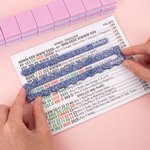 Personalised Waved Scalloped Acrylic Mahjong Line Reader with Name Mahjong Group Mahjong Game Night Birthday Gift for Mahjong Lovers